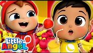 Red vs Yellow - Apples and Bananas Song with Baby John vs Manny | Kids Cartoons and Nursery Rhymes