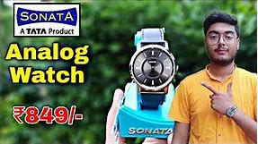 Sonata Mens Analog Watch Unboxing | Flipkart | Best Mens Analog Watch | Details In Hindi 🔥🔥