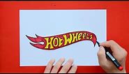 How to draw Hot Wheels Logo