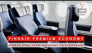 Finnair A350 new Premium Economy class: Helsinki to Singapore