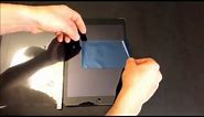 How to install large screen protector on iPad or Tablet
