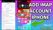 How To Set Up Mail On Your iPhone (IMAP) | Adding IMAP Email Tutorial