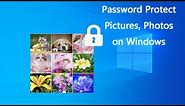 Protect Photos: How to Password Protect a JPEG/JPG File in Windows 10