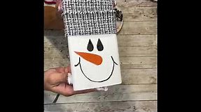 DIY 2x4 Snowman, Easy Scrap Wood Snowman