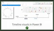 Timeline visuals in Power BI