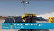 How does a solar light tower work? | Atlas Copco HiLight S2+