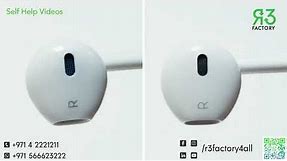 how to identify ORIGINAL Apple Earphones (EarPods)?|R3 Factory Self-Help Video|REAL vs FAKE| #apple