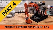 Build - RC Hitachi Zaxis ZX135US 1:15 Scale Excavator Part 4 - Paint and final assembly