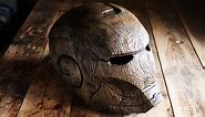 Wooden Iron Man Helmet.
