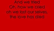 you lost me - Christina Aguilera - with on-screen lyrics!