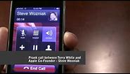iPhone 3G S Voice Control Demo by Terry White & Woz