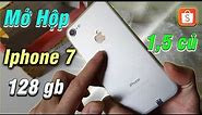 Mở hộp iphone 7 128gb - Giá 1,5 củ trên Shopee còn Full chức năng, vân tay nhạy chỉ trừ 1 thứ ?