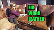 How to Fix Faded Leather, Dried, Scratched, Worn Leather