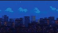 Night City Free Background Pixel Art
