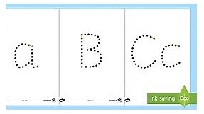 Foundation Alphabet Tracing Worksheets