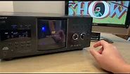 Sony Disc Explorer 400 Disc DVD/CD MEGA Changer - DVP-CX985V - Demo Video!