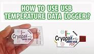 How to use Single-use USB Temperature data logger for medicines, food, logistics (7900 readings)