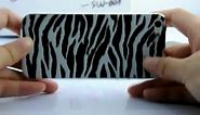 Custom Zebra Styled Skin Sticker for Apple iPhone 5