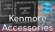Kenmore Monogrammer, Buttonholer, and Accessories | Vintage Sewing Machine Accessories Unboxing