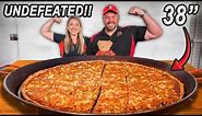 Finish Dino's Undefeated 38-Inch "Mammoth" Pizza Challenge in Hobart, Tasmania and Win $500 Cash!!