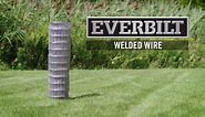 Everbilt 4 ft. x 50 ft. Galvanized Steel Green PVC Coated Welded Wire 308352EB