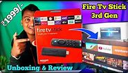 Amazon Fire TV Stick 3rd Generation Unboxing & Review 2023 || Setup Process