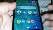 TCL A2 phone | set buttons for screen navigation | How to set navigation screen with buttons