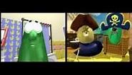 Mix of 2 videos from youtube : Veggietales Silly Song with Larry Comparison