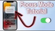 How To Use Focus On The iPhone 13, 12, 11 and iPad with iOS 15 (iPhone 13 Tutorial)