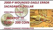 2000 P Wounded or Speared Eagle Sacagawea Gold Dollar Coin worth $100 - $200 FS-901