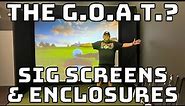 The G.O.A.T. of all Golf Simulator Screens and Enclosures?