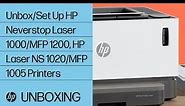 HP Laser NS MFP 1005c Setup | HP® Support