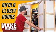How to Make Custom Closet Bifold Doors | Woodworking Project