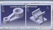 CATIA Training Course Exercises for Beginners - 6 | CATIA V5 Exercises