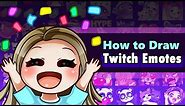 How to Draw Emotes for Twitch | in-Depth Tutorial