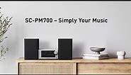 Panasonic SC-PM700 Neat Micro System with CD, Radio and Bluetooth®