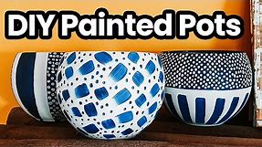 3 EASY Ideas to paint Terracotta Pots