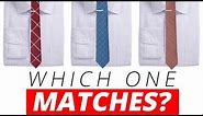 Matching Shirts & Neckties Every Time | Best Dress Shirt & Tie Combinations