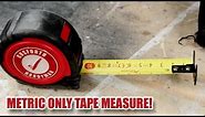 My Favourite Metric-Only Double Sided Tape Measure!