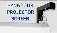 MOUNT-PS01B Universal Projector Screen Wall Brackets by VIVO