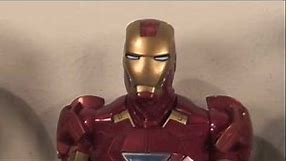 Iron Man 2 Repulsor Power Mark VI Iron Man Talking Movie Action Figure Toy Review