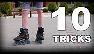 10 TRICKS THAT WILL MAKE YOU A BETTER SKATER | How to rollerblade / inline skating tricks