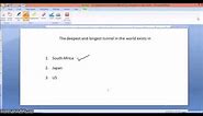 How to directly draw or write on MS Word document with Pen tablet [Stylus]