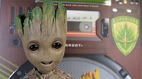 Life Size BABY GROOT Hot Toys figure review