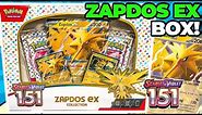 Pokemon 151 Zapdos ex Box OPENING! *I PULLED IT FINALLY!*