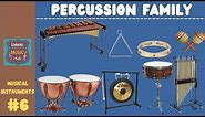 PERCUSSION FAMILY | INSTRUMENTS OF THE ORCHESTRA | LESSON #6 | LEARNING MUSIC HUB | ORCHESTRA