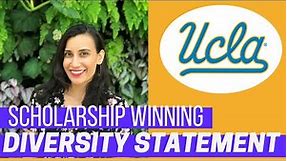 Diversity Statement that got UCLA Full Scholarship