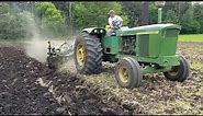 John Deere 5020 plowing fall 2020 short video