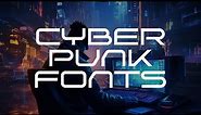 Digital Dystopia: 12 Futuristic Cyberpunk Fonts to Revolutionize Your Designs