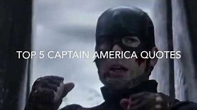 Top 5 Captain America Quotes